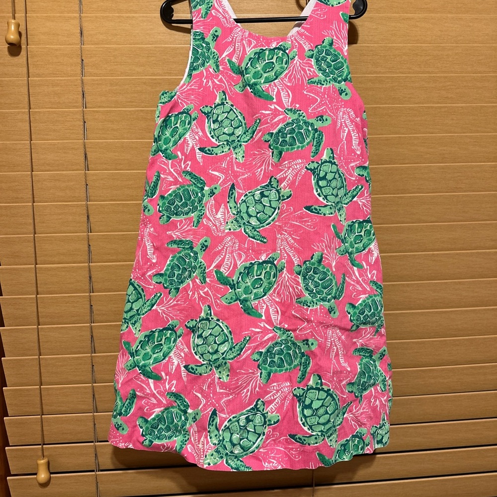 Lilly Pulitzer Pink and Green Kids Dress